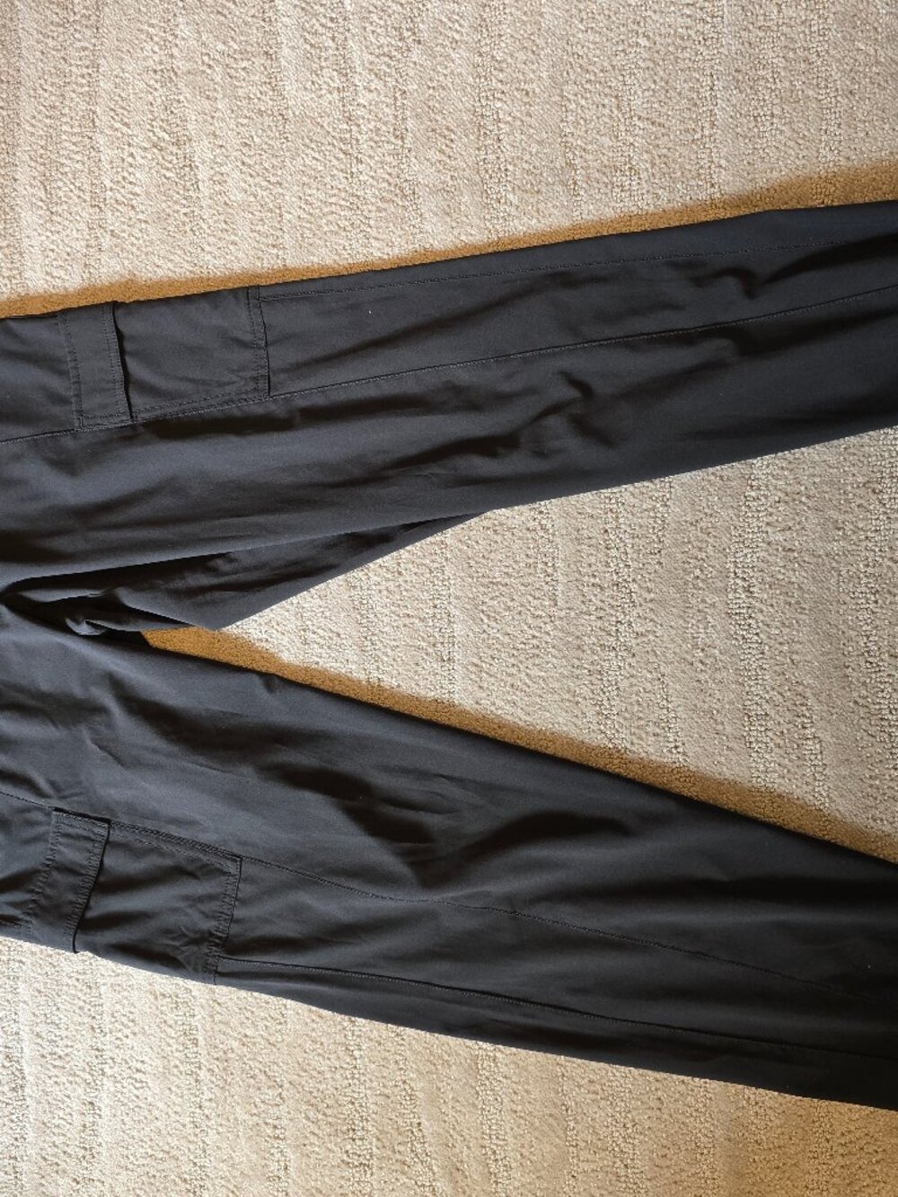 NORTHFACE BLACK NYLON HIKING PANTS SIZE 4